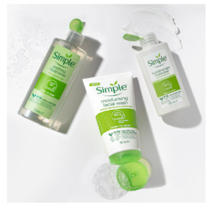 moisturising wash, toner & light moisturiser set (150ml +200ml +125ml)